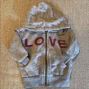 Peek hooded sweatshirt, perfect for Valentine’s!